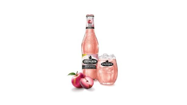 Strongbow Rosé Apple: die erfrischend trockene Cider-Innovation in Rosé. Credit: Brau Union Österreich