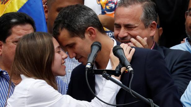 Juan Guaido und seine Frau Fabiana Rosales.