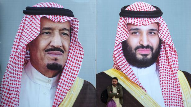 Vater-Sohn-Krise: König Salman (l.) und Kronprinz Mohammed (r.)
