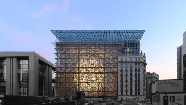Das Gebäude des Europäischen Rates in Brüssel.