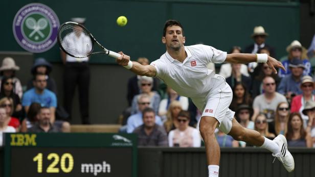 Novak Djokovic baute seine Siegesserie bei den Majors aus.
