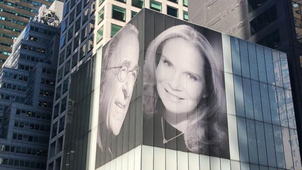 Porträt von Harry Macklowe und Patricia Landeau in New York.