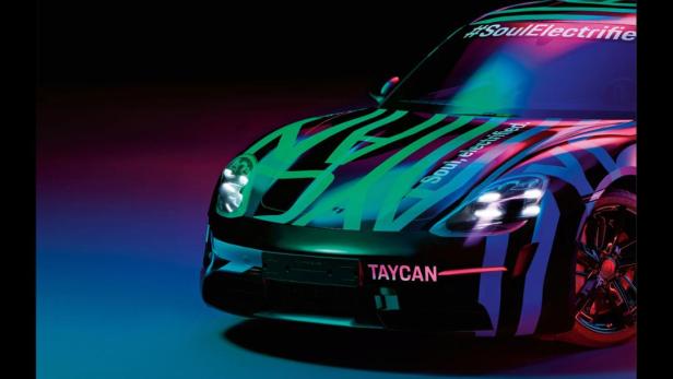 Porsche zeigt Teaserbilder vom Taycan