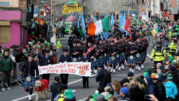 Die jährliche Parade zum St.Patricks Day am vergangenen Sonntag in Dublin.