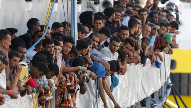 Ein großer Teil der Menschen, die über das Mittelmeer flüchten, kommen über Libyen.