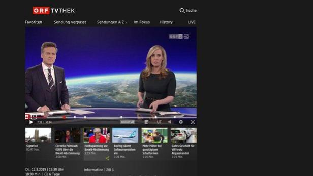 Neue ORF-TVthek ab sofort im Internet zu finden