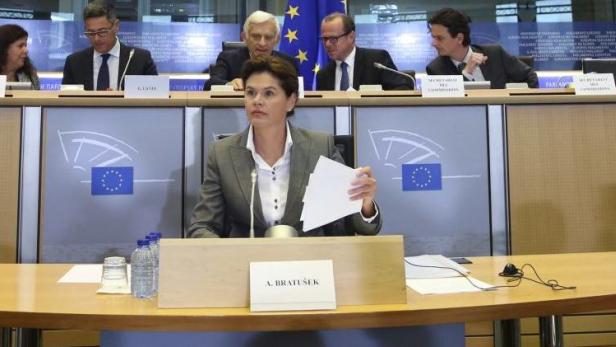 Stolperstein Hearing: Die Kandidatin überzeugte das EU-Parlament nicht.