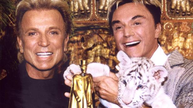 Die Illusionisten &quot;Siegfried und Roy&quot; schmückten sich mit Raubkatzen.