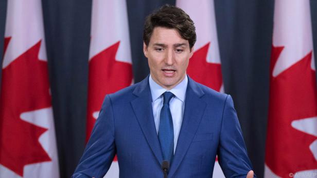 Premierminister Justin Trudeau steht zu der CO2-Steuer