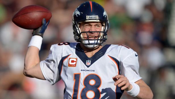 Peyton Manning soll die Denver Broncos in die Super Bowl führen.