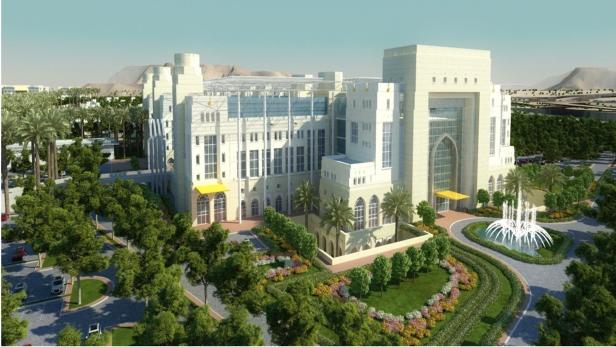 Akuteller Vamed-Auftrag im Maskat/Oman: Das Royal Police Hospital mit 458 Betten soll Ende 2020 fertig sein