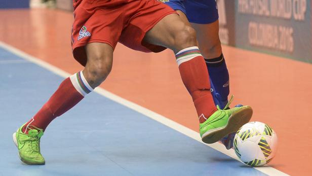 Futsal wird ohne Banden gespielt