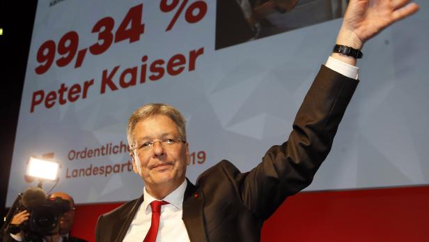 LANDESPARTEITAG DER SPÖ KÄRNTEN: LH KAISER LANDESPARTEITAG DER SPÖ KÄRNTEN: LH KAISER