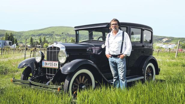 Die Durant Limousine aus dem Jahr 1929 - das einzige in Österreich erhaltene Modell kann gemietet werden.