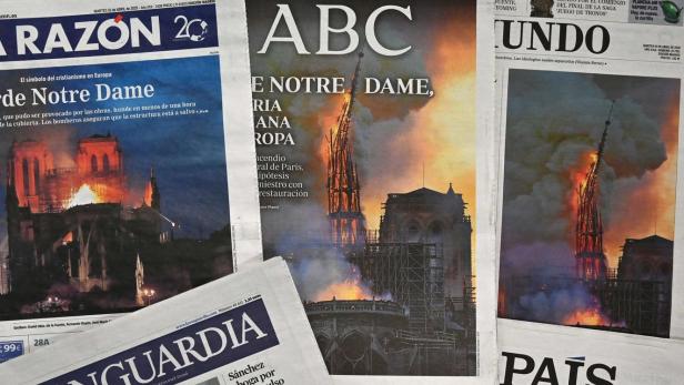 Internationale Pressestimmen zum Brand von Notre-Dame
