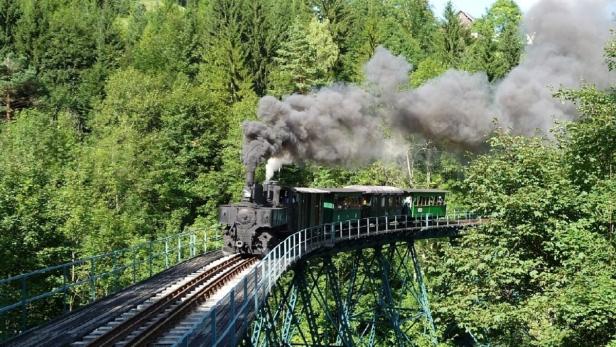 Ötscherland-Express ist wieder auf der Stecke über den Berg unterwegs