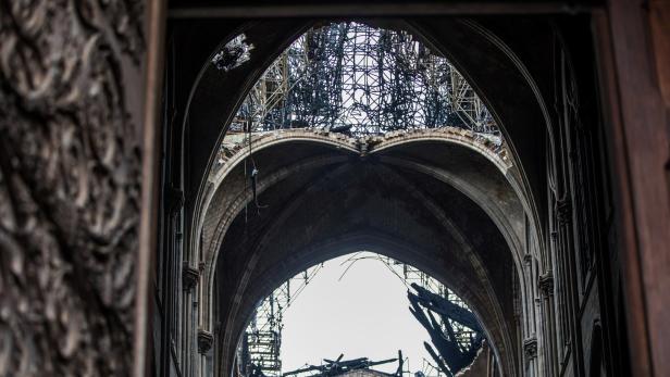 Die Kathedrale ist schwer beschädigt