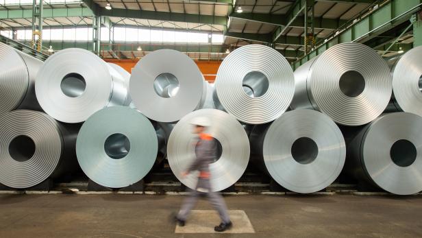 Stahl bei der Salzgitter AG.