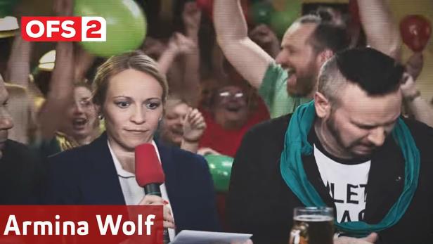 EU-Wahlvideo der FPÖ mit "rot-grüner Party" und "Armina Wolf"