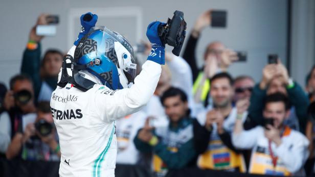 Nächster Mercedes-Doppelsieg: Bottas triumphiert in Baku