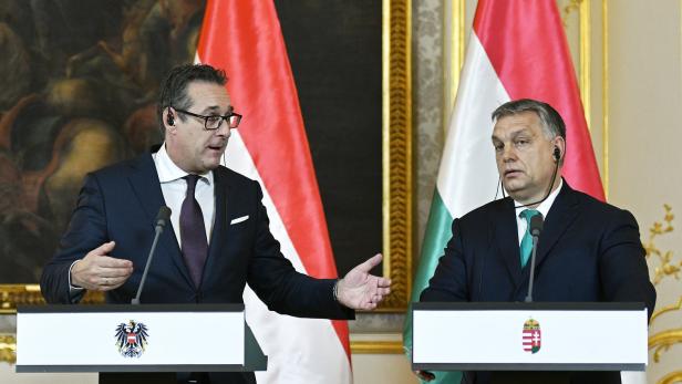 Strache besucht Orbán: FPÖ auf Wahlkampftour bei Freunden