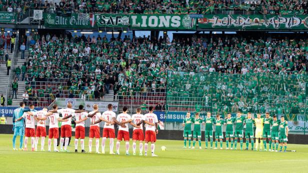 Wiedersehen am Wörthersee: 2017 besiegte Salzburg Rapid mit 2:1. Die Wiener warten seit 1995 auf den Cupsieg.