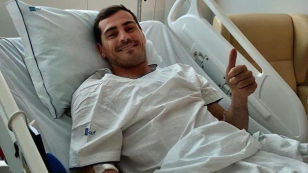 Nach Herzinfarkt: Casillas meldet sich aus dem Spital