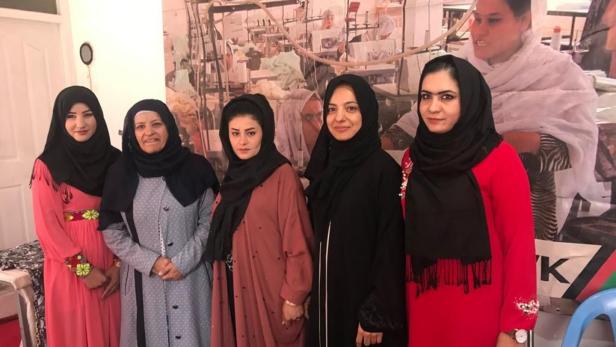 Diese afghanischen Frauen wollen ihre Arbeit in Kabul fortsetzen