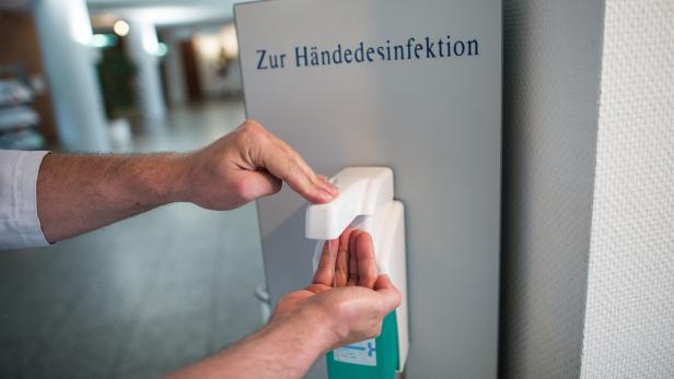 Hände-Hygiene in Krankenhäusern nicht gut