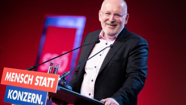 EU-WAHL: SPÖ-WAHLAUFTAKT "MENSCHEN STATT KONZERNE": TIMMERMANS