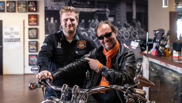 Johannes und Ferdinand Fischer von Fischer’s Harley Davidson in Wien