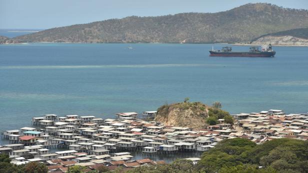Hanuabada, eine Siedlung in Port Moresby.