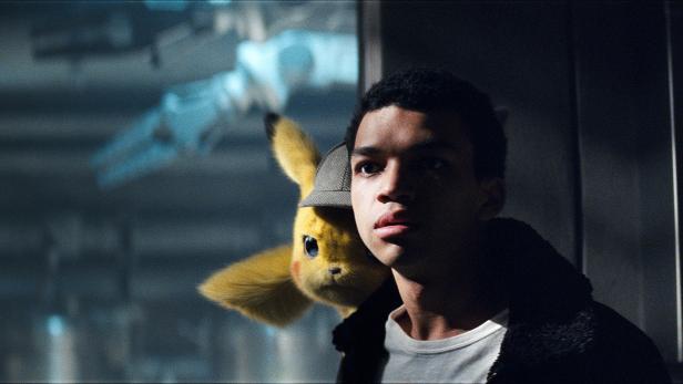 Flauschiger Felldetektiv Pikachu und sein Partner