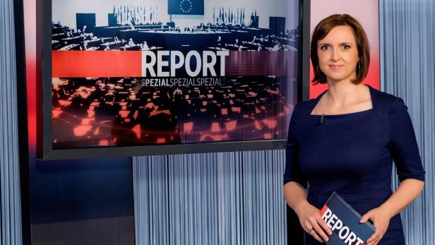 Susanne Schnabl moderiert den ORF-&quot;Report&quot;.