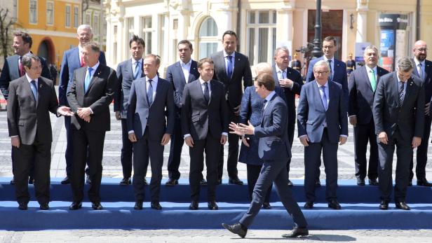 „Die EU ist nicht gut genug aufgestellt“: Sebastian Kurz plädierte auch in Sibiu für eine Neuordnung