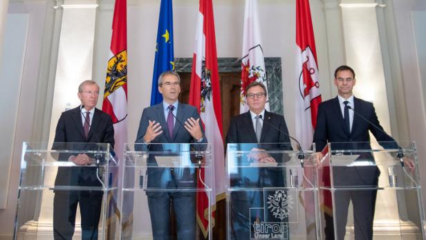 Länderchefs aus Westösterreichs unterstützen Finanzminister Löger