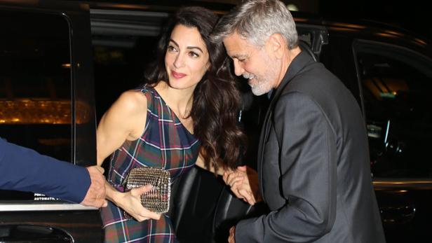 George und Amal Clooney in Rom