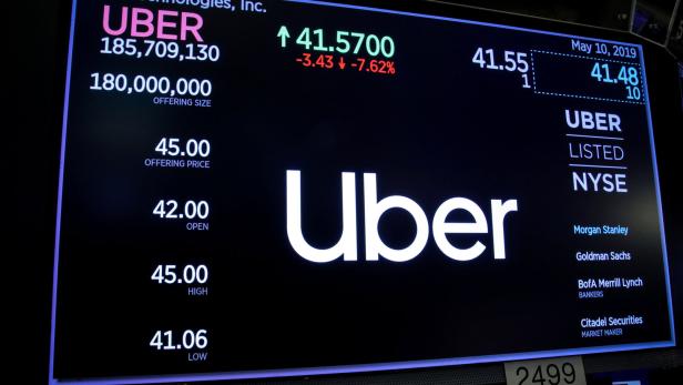 Zweiter Börsentag: Uber-Aktie im freien Fall nach unten