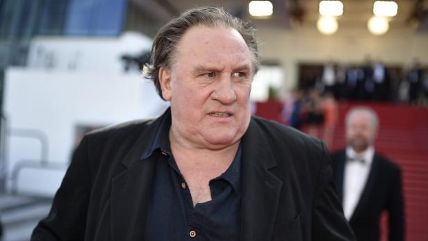 Gérard Depardieu auf dem roten Teppich in Cannes.