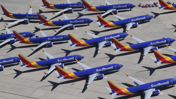 Die 737-Max-Maschinen parken aus Kostengründen in der kalifornischen Wüste