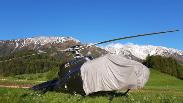 Hubschrauber-Unglück bei Flug am Schneeberg