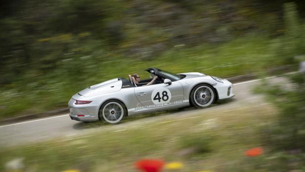 Unterwegs mit dem begehrten Porsche Speedster