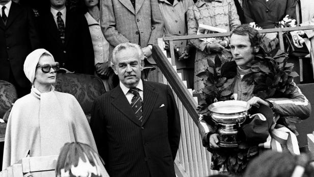 Der erste Monaco-Sieg: Lauda in der Fürstenloge 1975