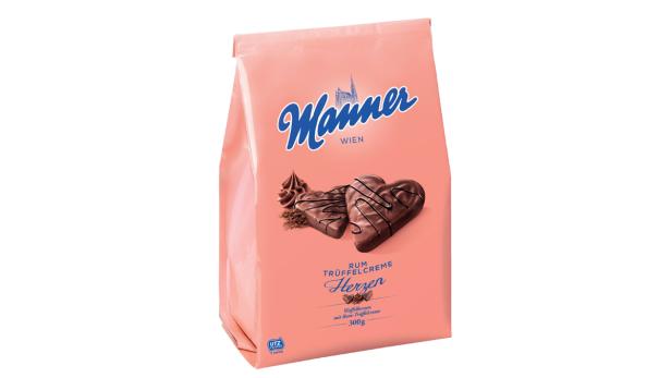 Manner ruft Rum-Trüffelcreme-Herzen zurück