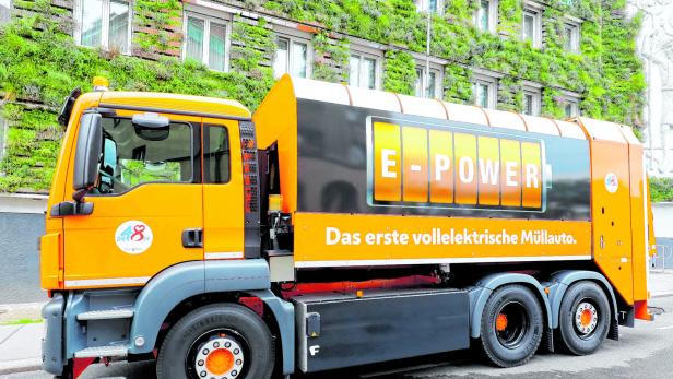 Wiens erste Elektro-Müllabfuhr