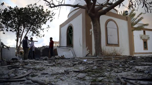 Im vergangenen Jahr war die Sahaba Moschee in Derna Ziel eines Terroranschlags.