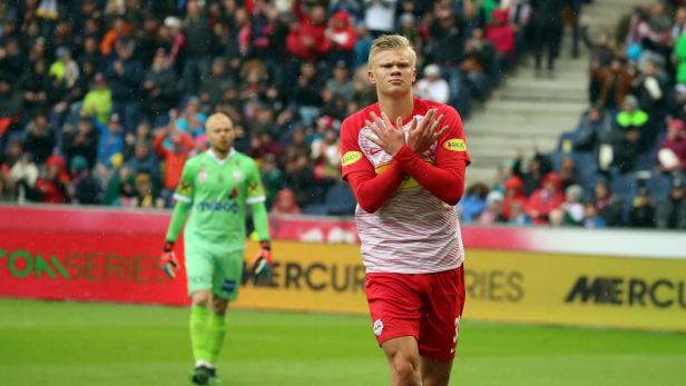 Neun Tore in einem Spiel: Rekord für Salzburg-Stürmer  Håland