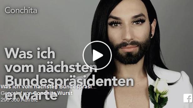 Conchita Wurst wendet sich an Hofburg-Kandidaten