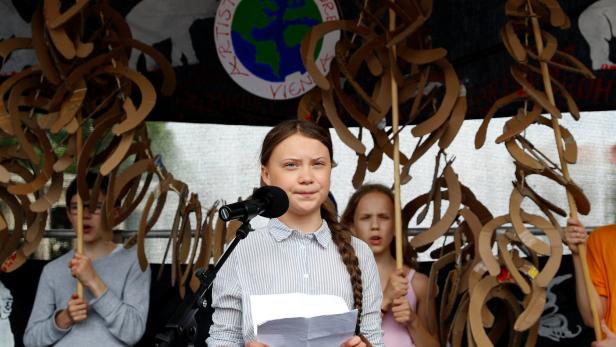 In Wien forderte Greta Thunberg Politik und Wirtschaft eindringlich zum Handeln auf.