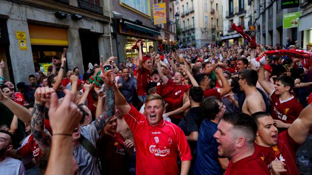 Champions League Final - Tottenham and Liverpool fans arrive in Madrid